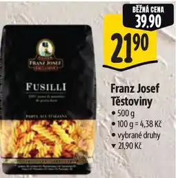 Albert Franz Josef Těstoviny nabídka