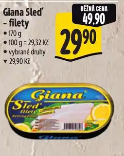 Albert Giana Sled -filety nabídka