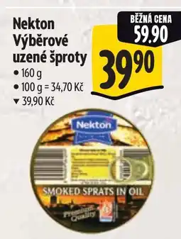 Albert Nekton Výběrové uzené šproty nabídka