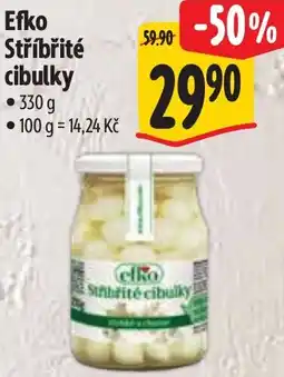 Albert Efko Stříbřité cibulky nabídka