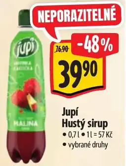 Albert Jupí Hustý sirup nabídka