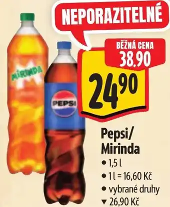 Albert Pepsi/ Mirinda nabídka
