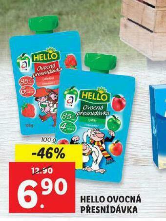 Lidl Hello ovocná přesnídávka nabídka