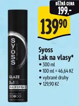 Albert Syoss Lak na vlasy nabídka