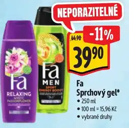Albert Fa Sprchový gel nabídka