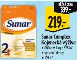 Albert Sunar Complex Kojenecká výživa nabídka