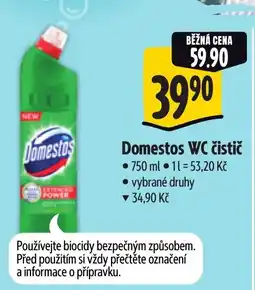Albert Domestos WC čistič nabídka