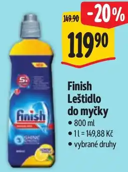 Albert Finish Leštidlo do myčky nabídka
