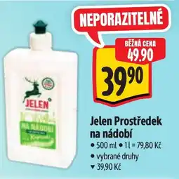 Albert Jelen Prostředek na nádobí nabídka