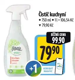 Albert Čistič kuchyní nabídka