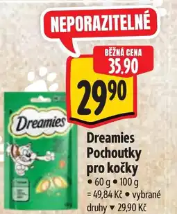 Albert Dreamies Pochoutky pro kočky nabídka