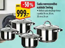 Albert Sada nerezového nádobí Swing nabídka