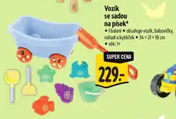 Albert Vozík se sadou na písek nabídka