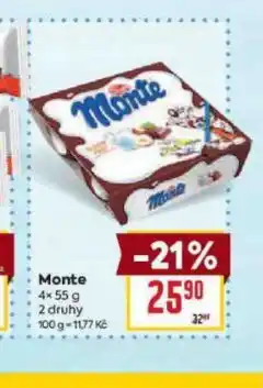 Billa Monte nabídka