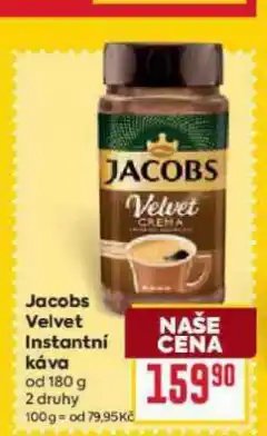 Billa Jacobs velvet instantní káva nabídka