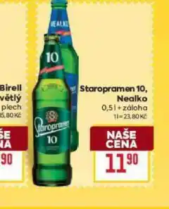 Billa Pivo staropramen 10 nabídka