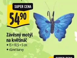 Albert Závěsný motýl na květináč nabídka