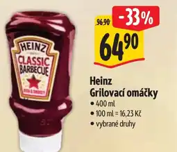 Albert Heinz Grilovací omáčky nabídka