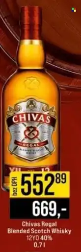 Jip Chivas Regal Blended Scotch Whisky 12YO 40% nabídka