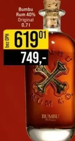 Jip Bumbu Rum 40% Original nabídka