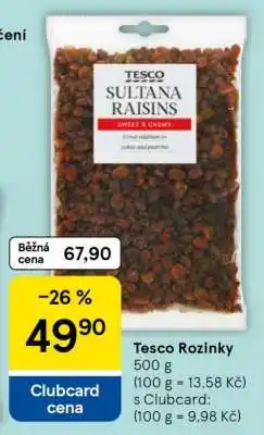 Tesco Tesco Rozinky nabídka
