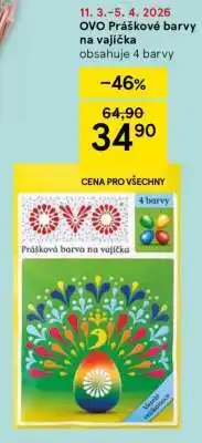 Tesco OVO Práškové barvy na vajíčka nabídka