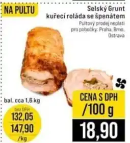 Jip Selský Grunt kuřecí roláda se špenátem nabídka
