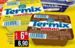 Jip Ekomilk Termix kakao vanilka nabídka