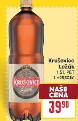 Billa Krušovice Ležák 1,5 I, PET nabídka