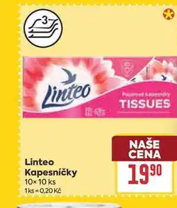 Billa Linteo Kapesníčky 10×10 ks nabídka