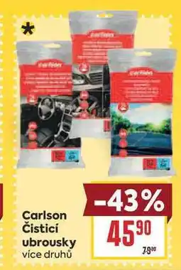 Billa Carlson Čisticí ubrousky více druhů nabídka