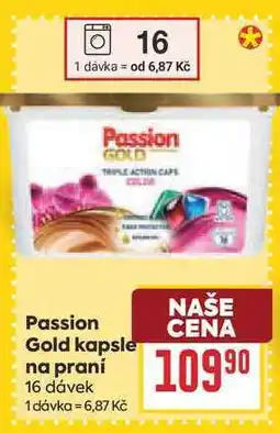 Billa Passion Gold kapsle na praní 16 dávek nabídka
