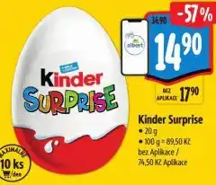 Albert Kinder surprise nabídka