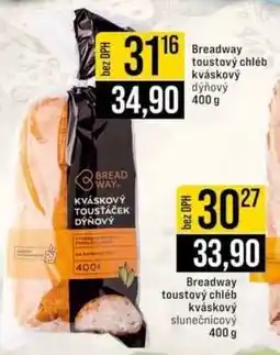 Jip Breadway toastový chléb kváskový dýňový nabídka