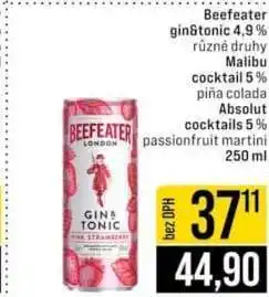 Jip Beefeater Gin & Tonic 4,9 % nabídka