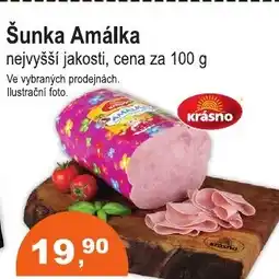 COOP DISKONT Šunka Amálka nabídka