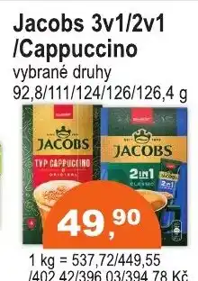 COOP DISKONT Jacobs 3v1/2v1 /Cappuccino nabídka