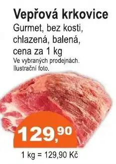 COOP DISKONT Vepřová krkovice nabídka