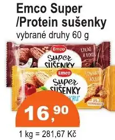 COOP DISKONT Emco Super /Protein sušenky nabídka