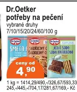 COOP DISKONT Dr.Oetker potřeby na pečení nabídka