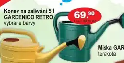 COOP DISKONT Konev na zalévánígardenico retro vybrané barvy nabídka