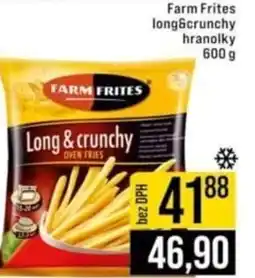 Jip Farm Frites long&crunchy hranolky nabídka