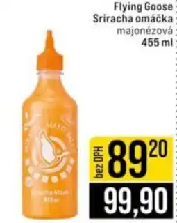 Jip Flying Goose Sriracha omáčka majonézová nabídka