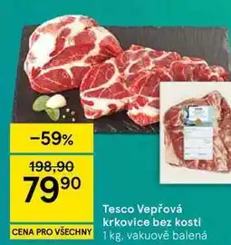 Tesco Tesco Vepřová krkovice bez kosti nabídka