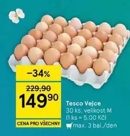 Tesco Tesco Vejce, 30 ks, velikost M nabídka
