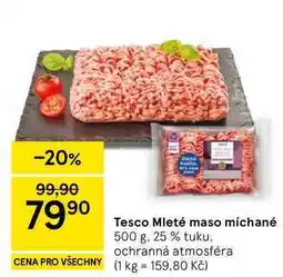 Tesco Tesco Mleté maso míchané, 500 g, 25% tuku nabídka