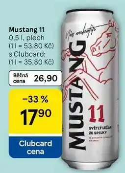 Tesco Mustang 11, 0,5 l. plech nabídka