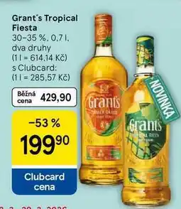 Tesco Grant's Tropical Fiesta 30-35 % nabídka