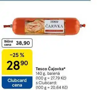 Tesco Tesco Čajovka, 140 g, balená nabídka