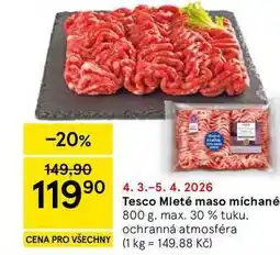 Tesco Tesco Mleté maso míchané, 800 g, max. 30 % tuku nabídka